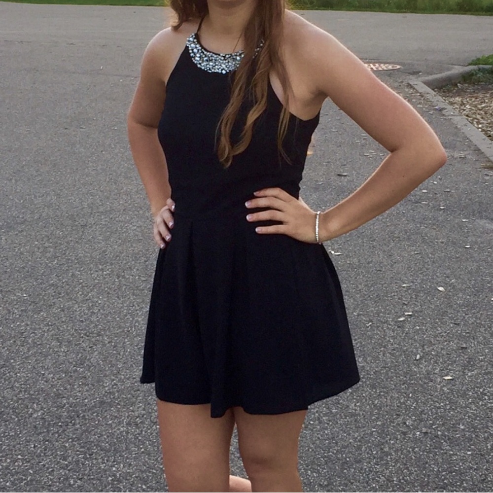 Size 8 Black Romper